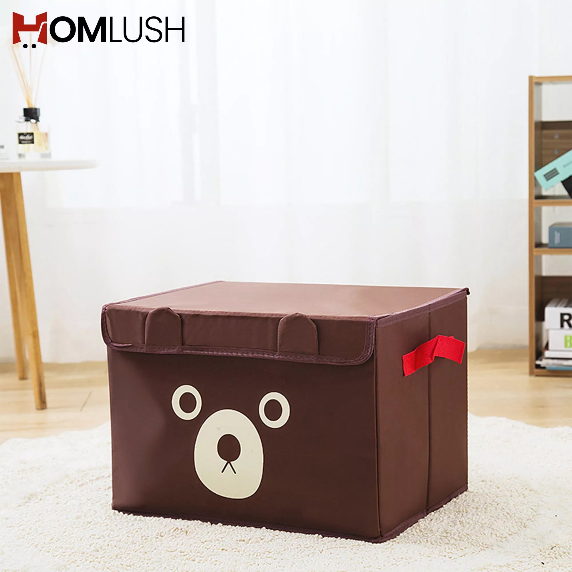 Cartoon Storage Box for Kids with Lid