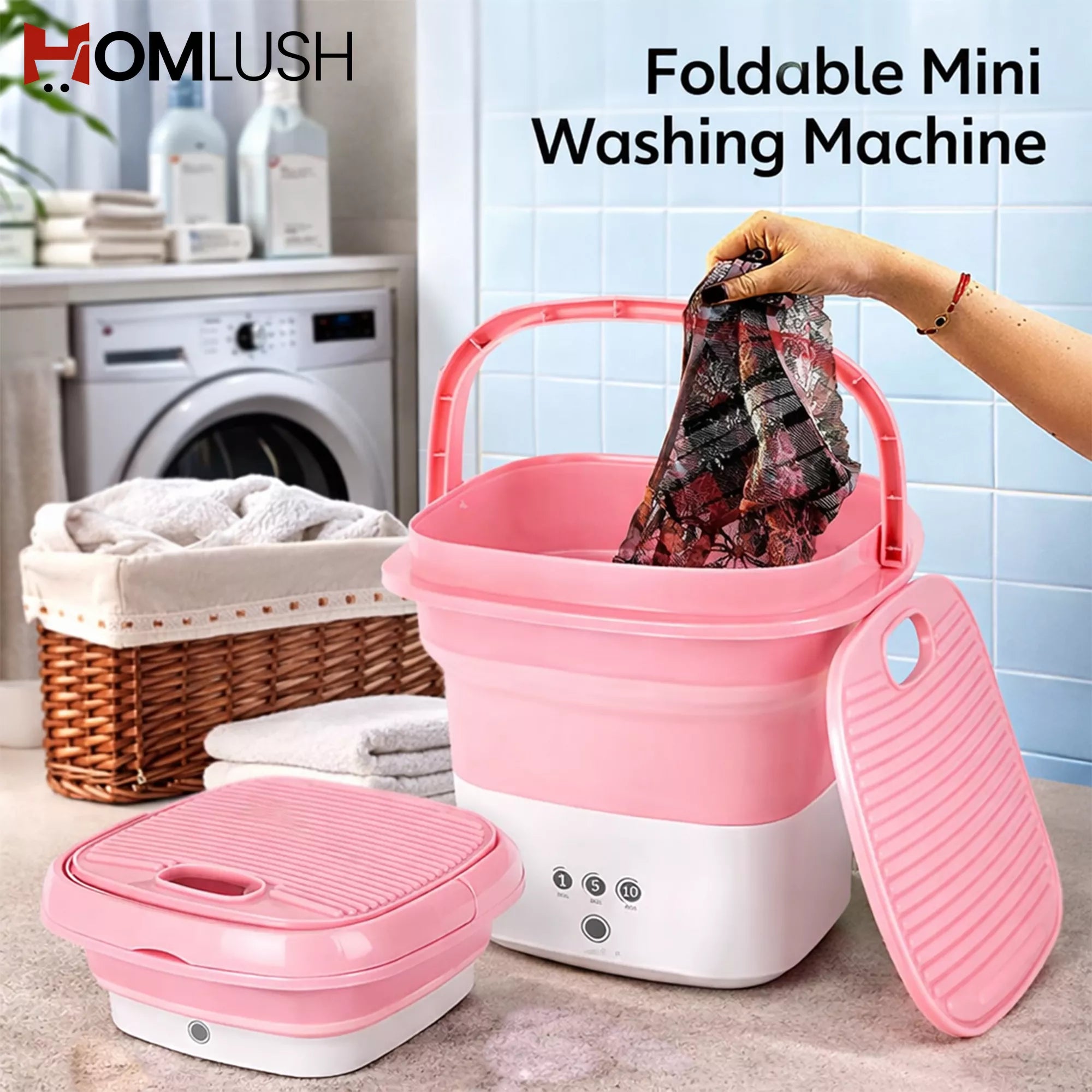 foldable mini washing machine portable laundry washer