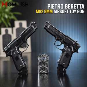 m92 airsoft toy gun black realistic design