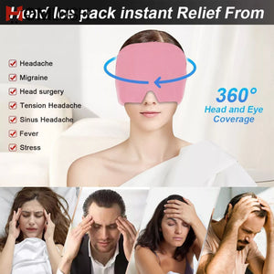 360 degree gel therapy cap for head and eyes