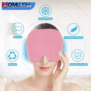Full coverage cooling cap for headache support