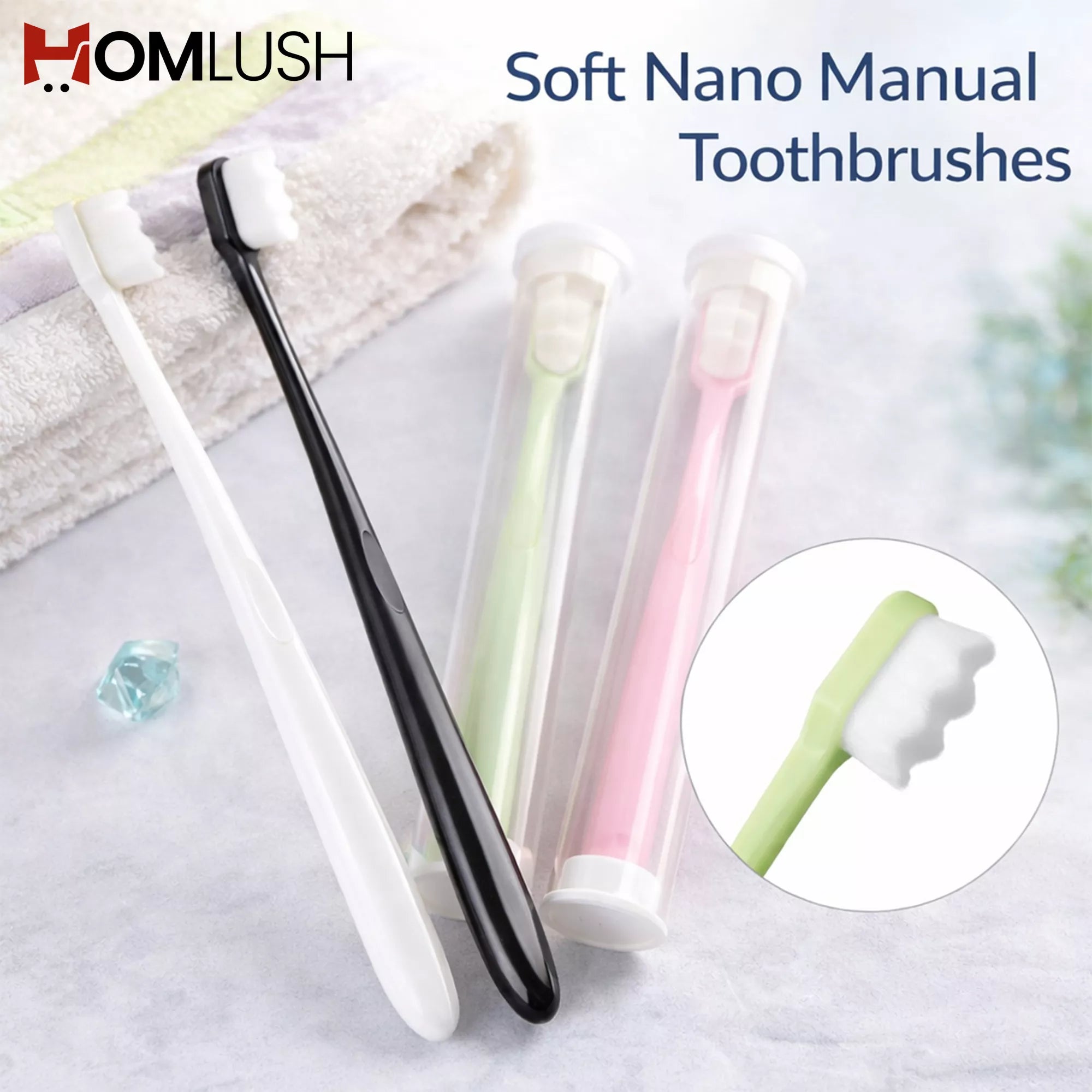 Ultra Soft Nano Toothbrush for Sensitive Gums