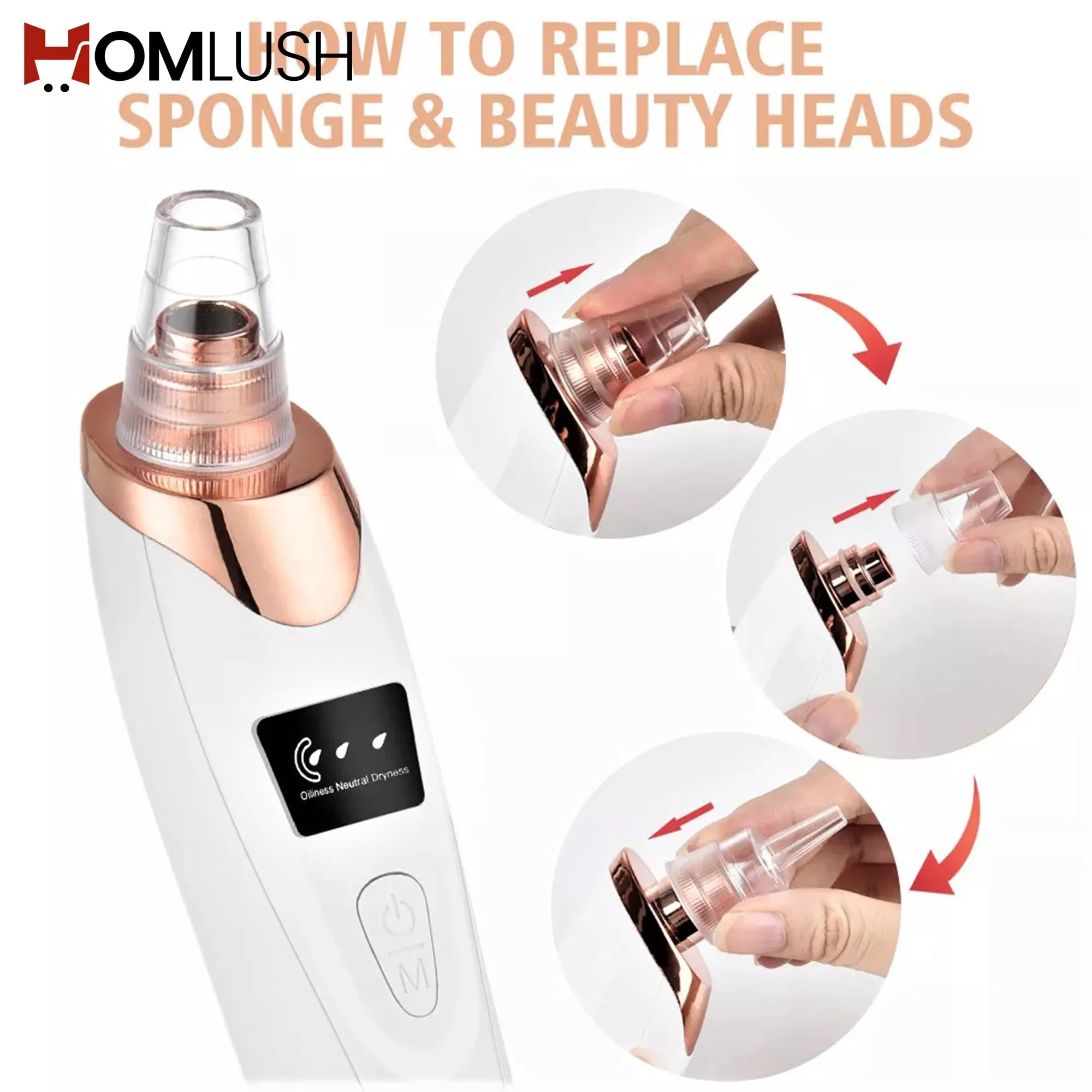 5 in 1 multifunction skin cleaning tool