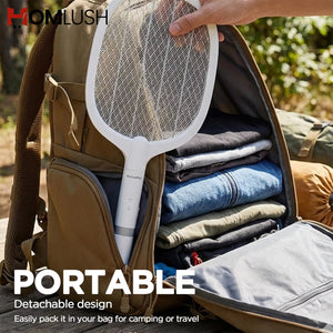 Indoor outdoor mosquito swatter bat