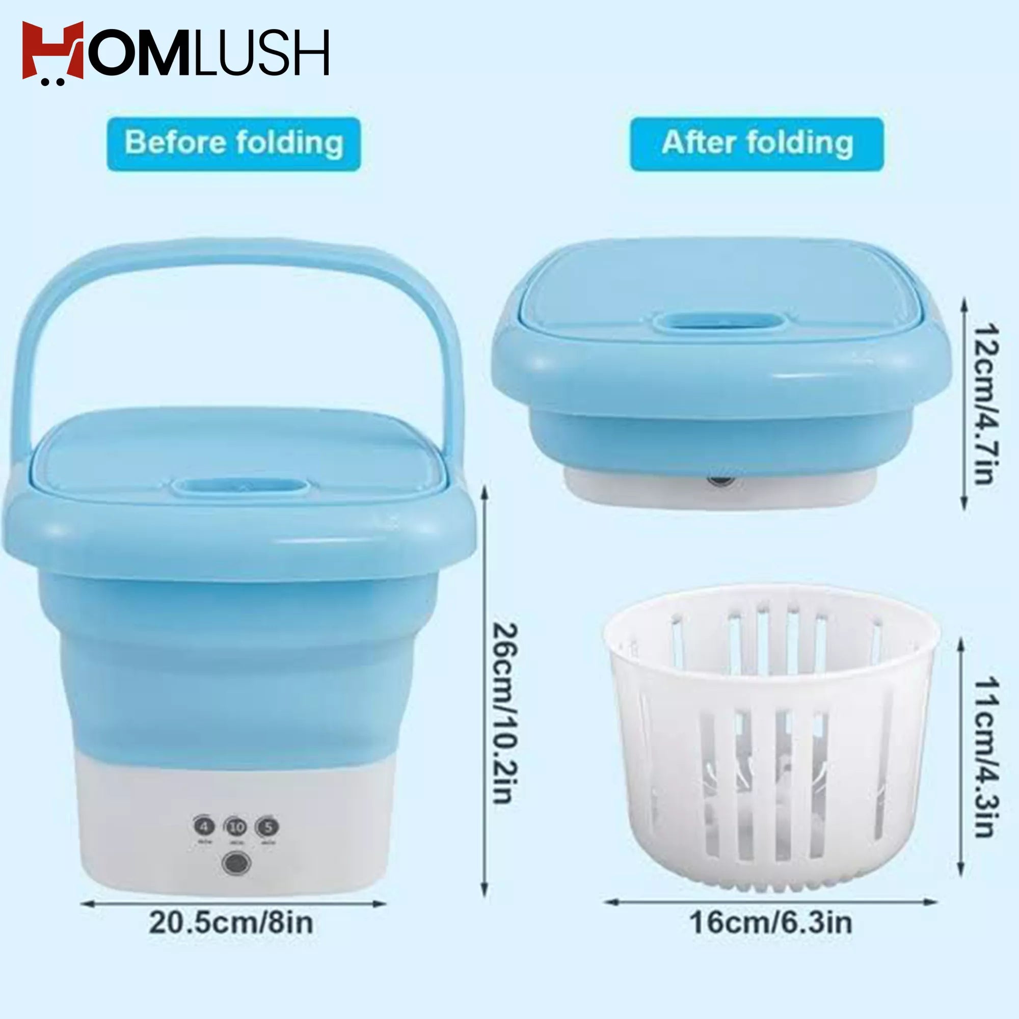 foldable washing machine for small apartments