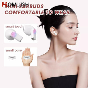 cute tws earbuds with bluetooth connectivity