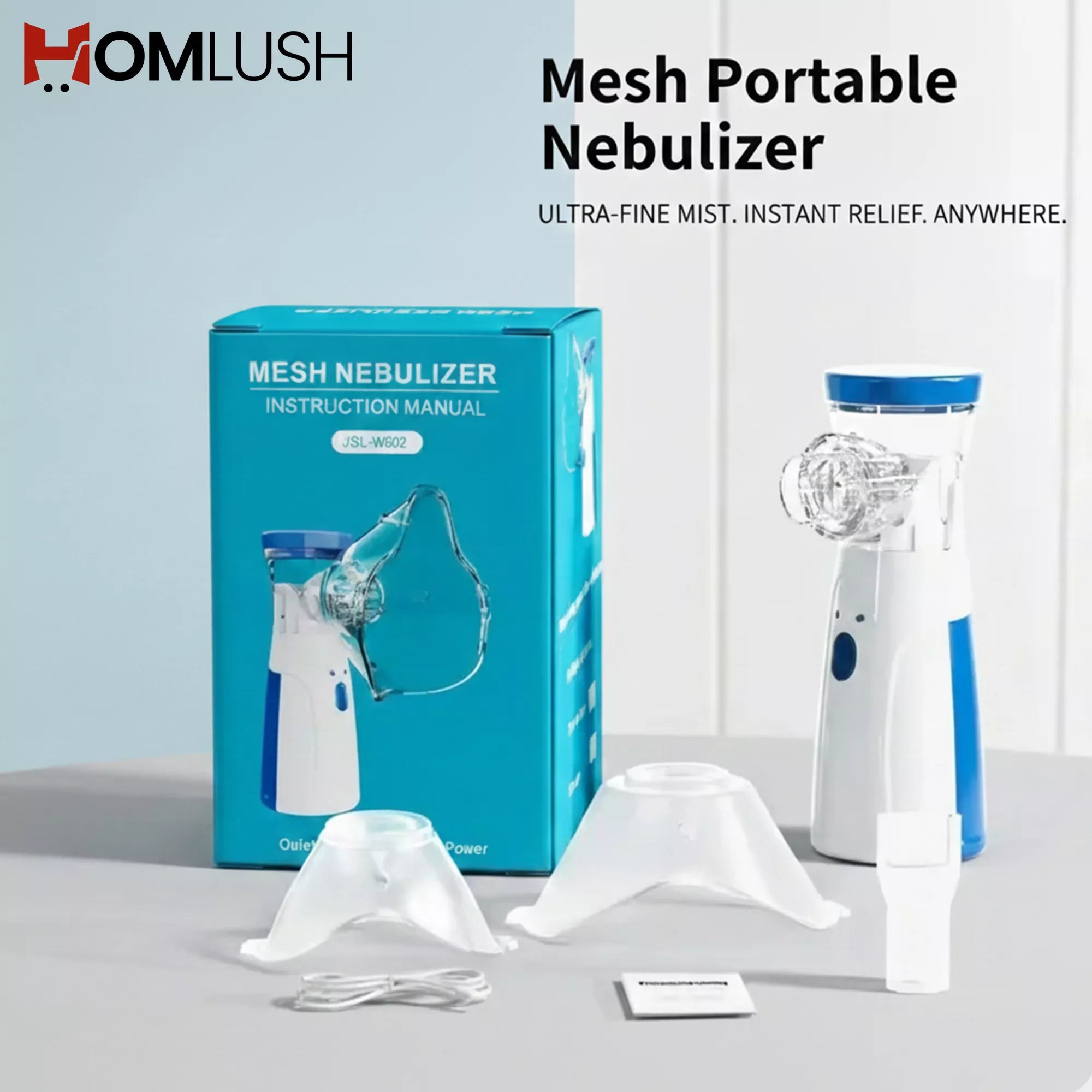 Lightweight vapor therapy nebulizer