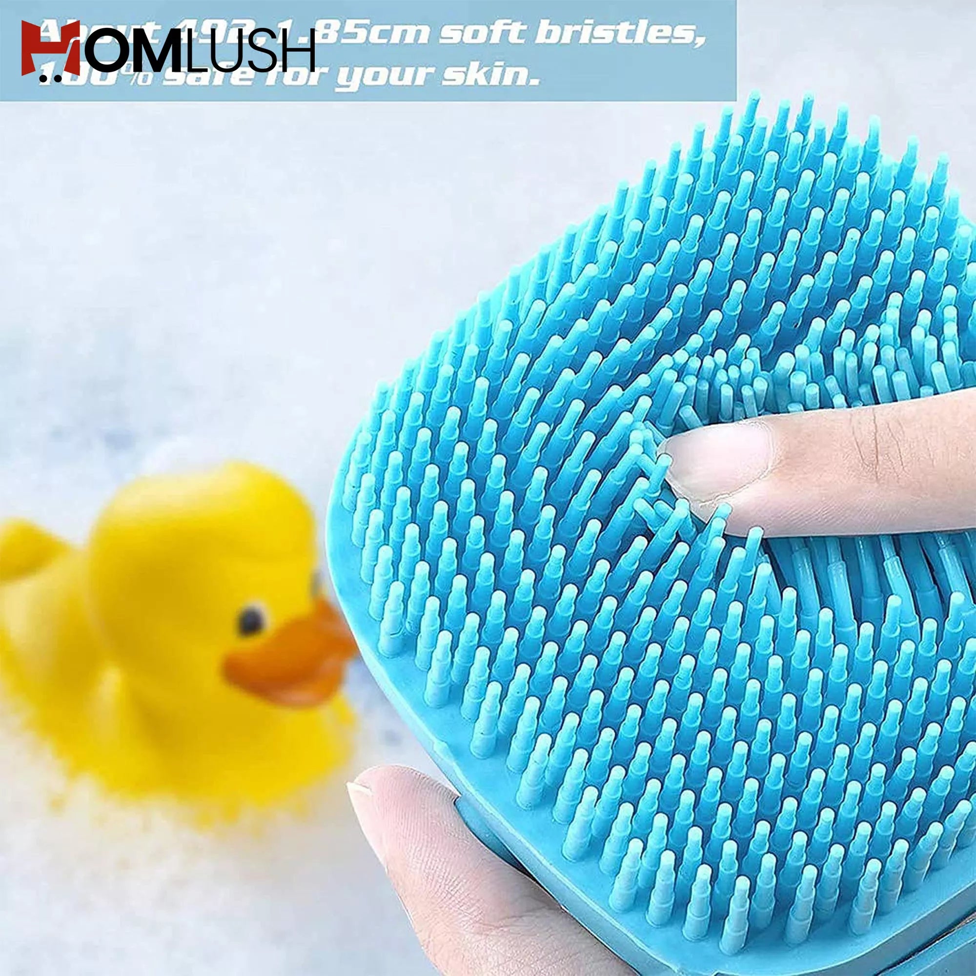 Foam dispensing bath scrubber for bathroom