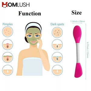 Soft exfoliating facial scrubber for skincare