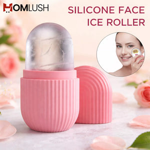 Reusable silicone face ice roller for skincare
